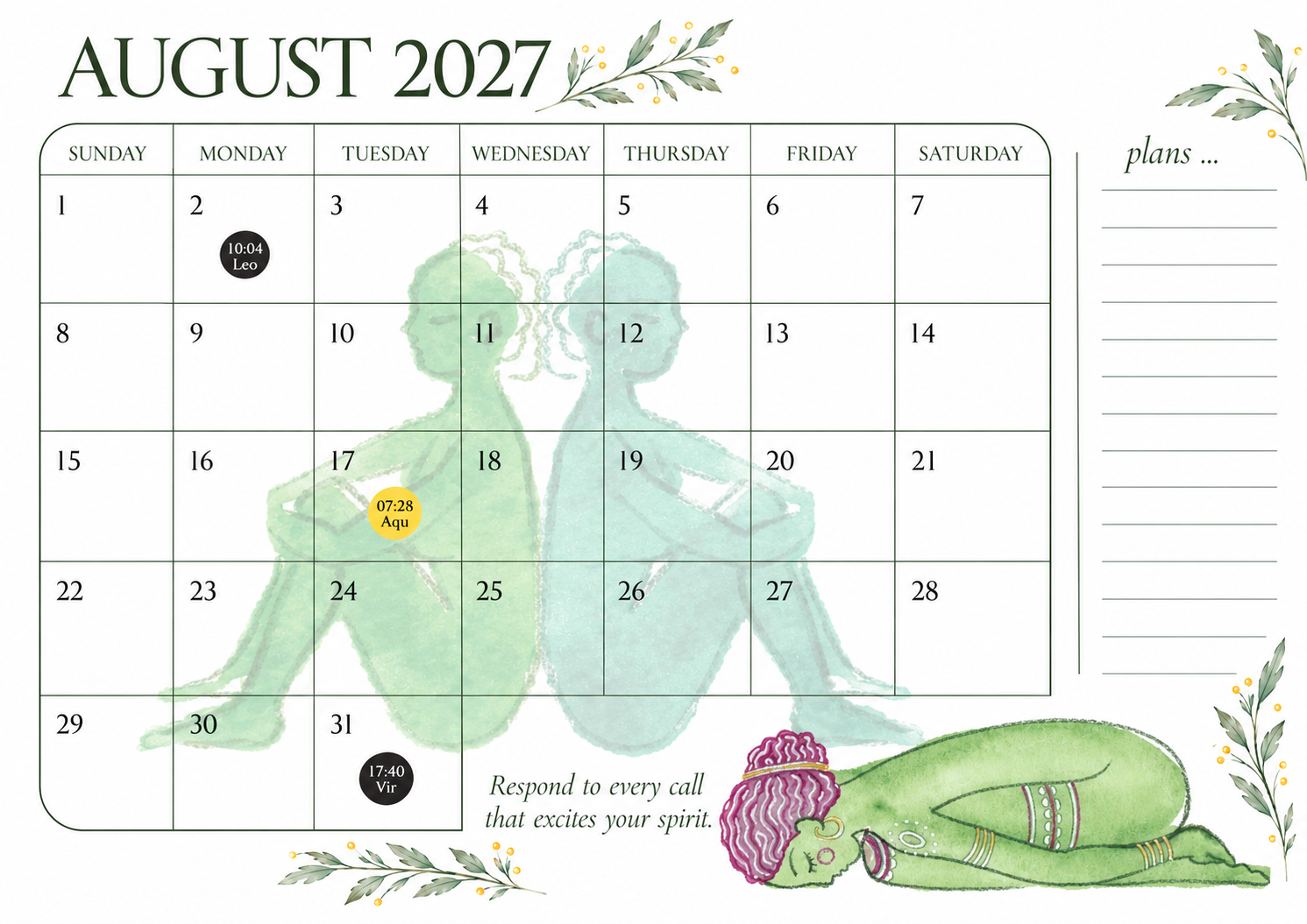 ✨ 2027 Moon Calendar ✨ - Image 2